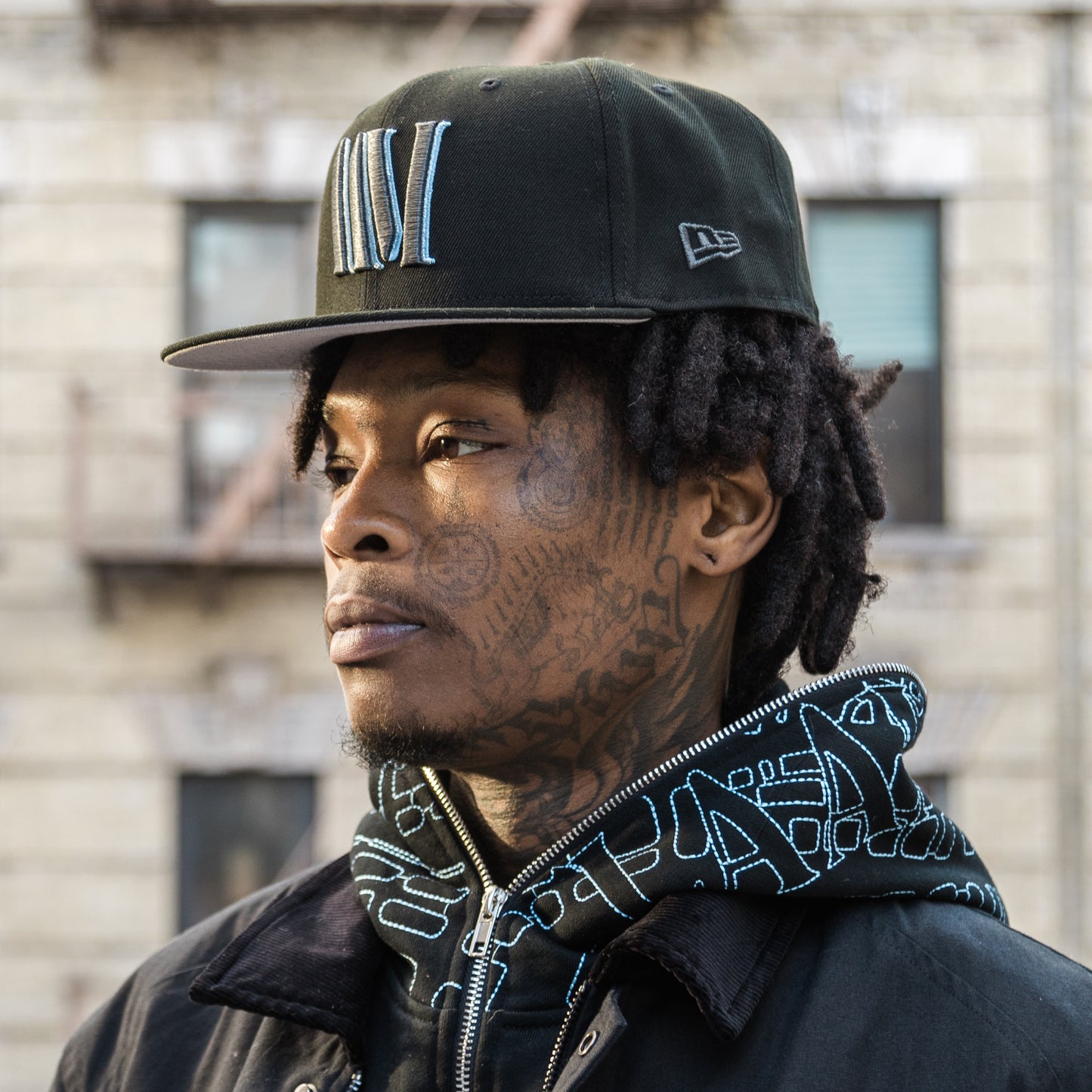 LAAMS New Era 5950 Fitted Hat (Black)