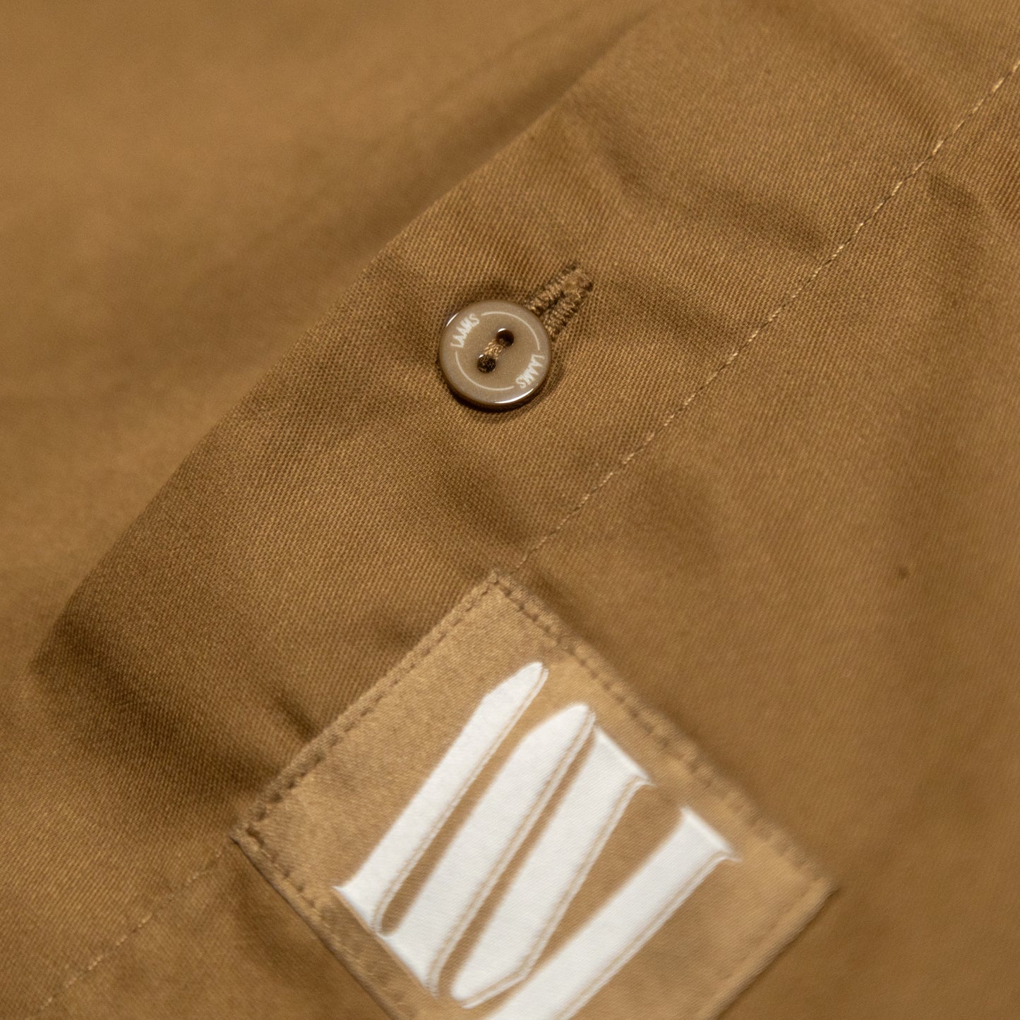 LAAMS Chainstitch MAP Button Up (Tan)
