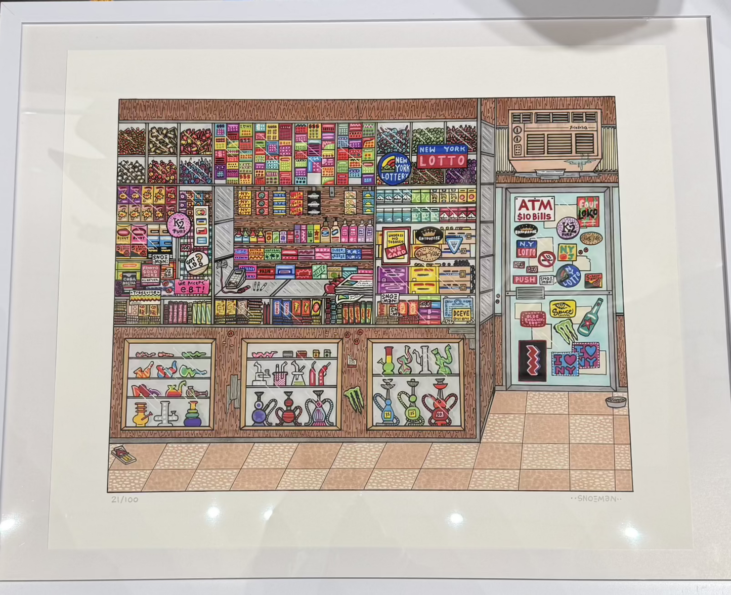 Snoeman 'Bodega' Signed Print (Copy)