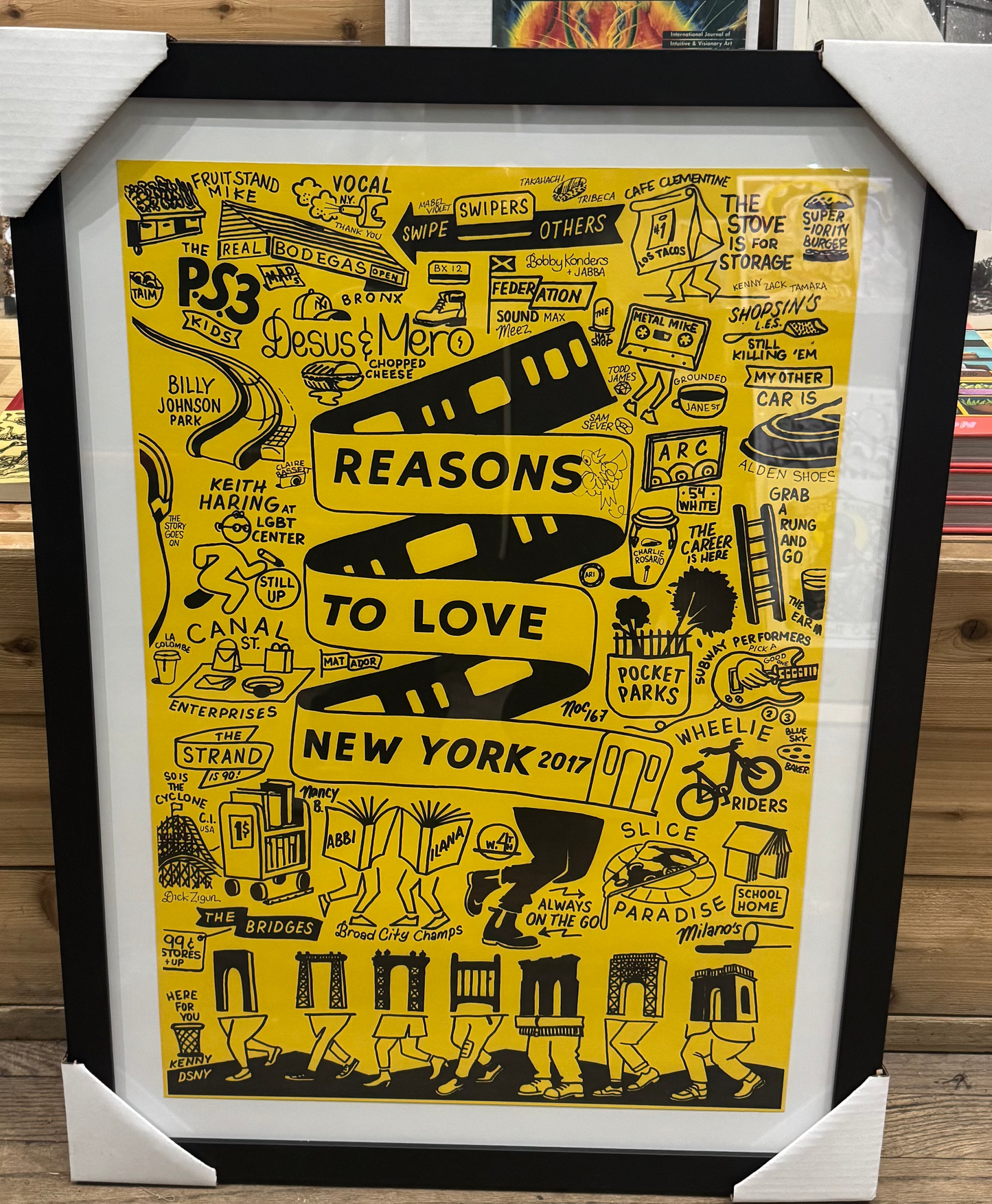 (Signed) 2017 Reasons to Love NY by Stephen 'ESPO' Powers