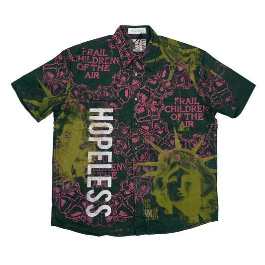 LAAMS x The Incorporated 1 of 1 Chainstitch Button Up (Green)