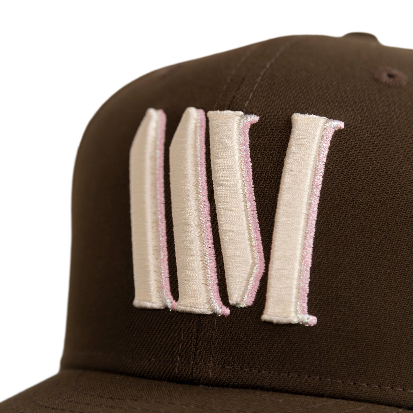 LAAMS x New Era 5950 Fitted Hat (Brown/Pink)