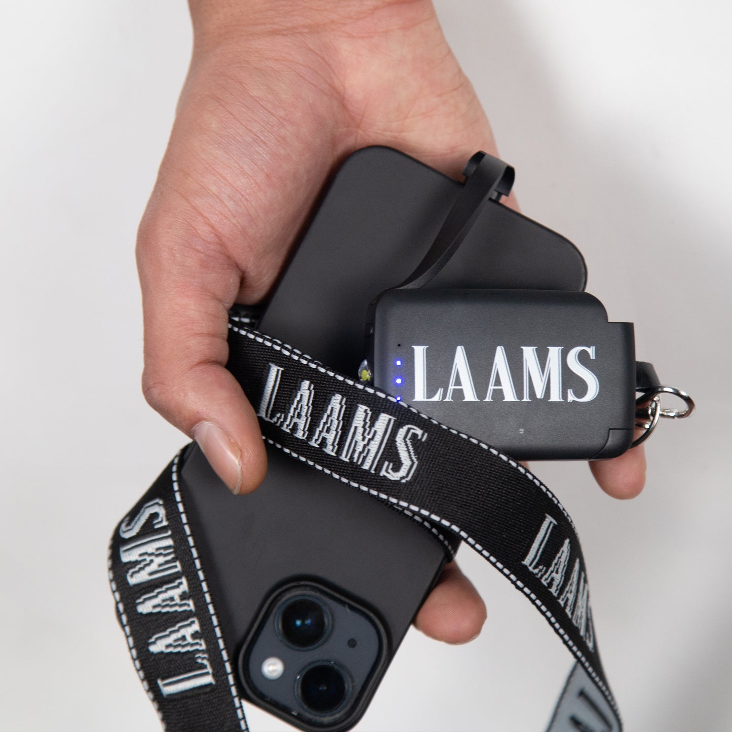 LAAMS Blackout Charger & Lanyard