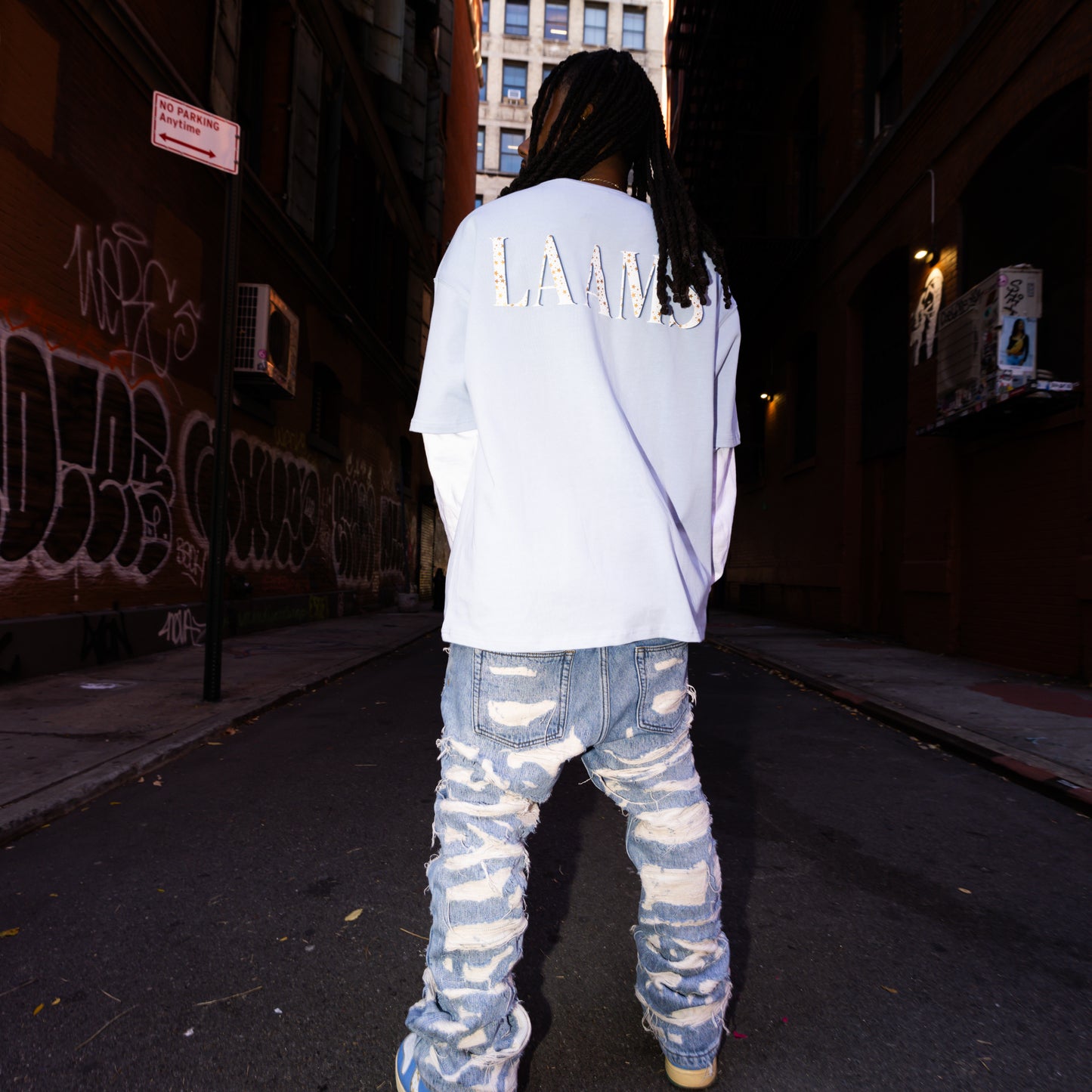 LAAMS Star Pocket Hi Tee (Blue)