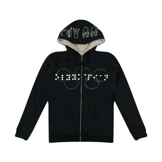 Olyympian x LAAMS Braille Sherpa Hoodie