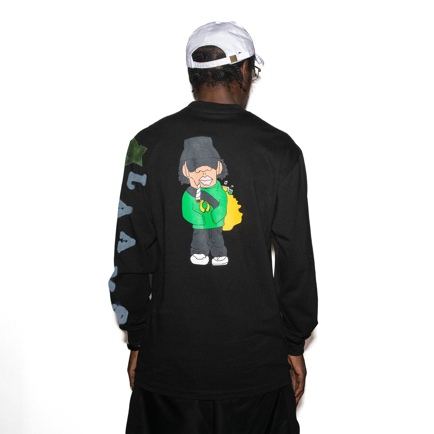 Olyympian x LAAMS Snackman Long Sleeve T-Shirt (Jamaica)