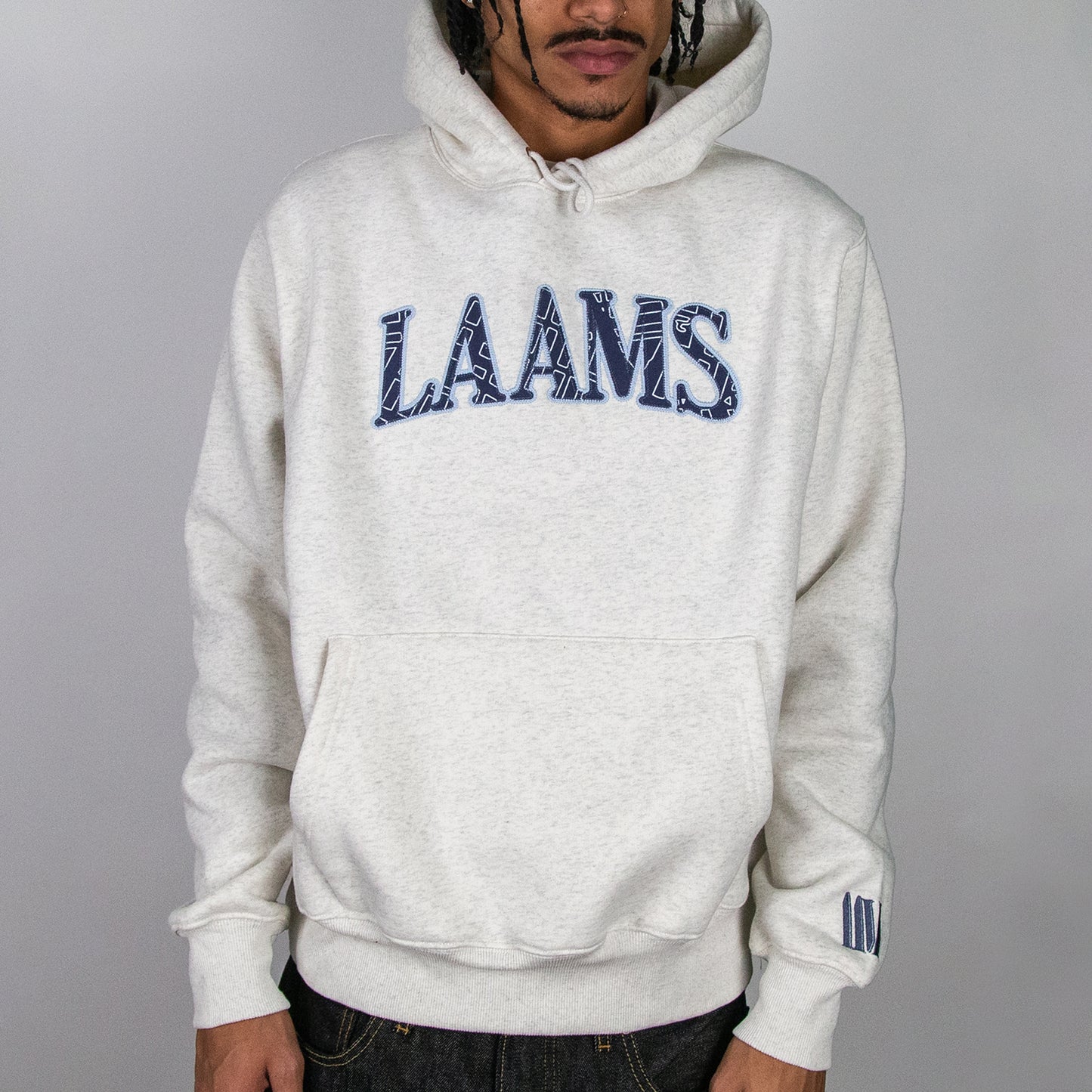 LAAMS Map Collegiate Hoodie (Oatmeal & Sky)