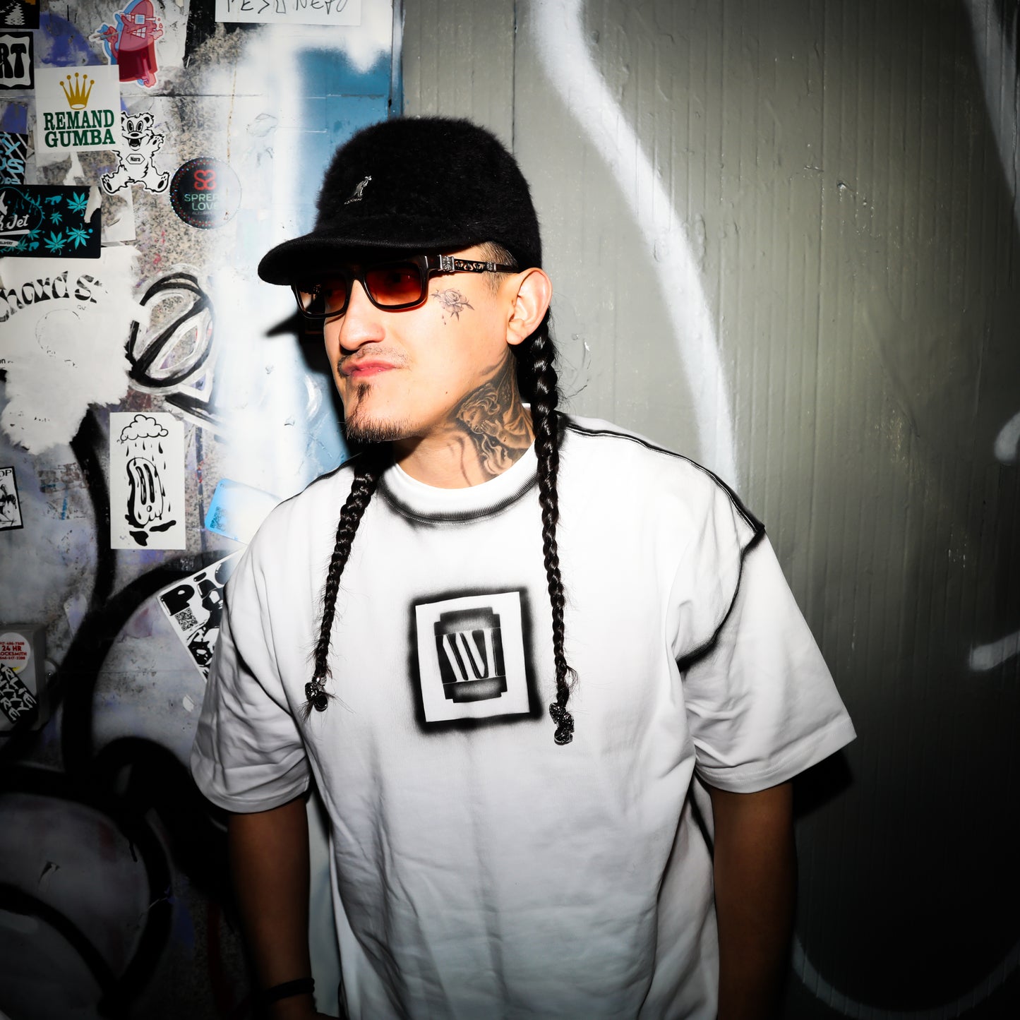LAAMS Stencil & Brush Tee
