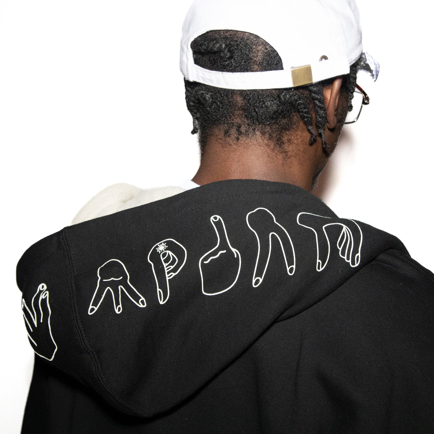 Olyympian x LAAMS Braille Sherpa Hoodie