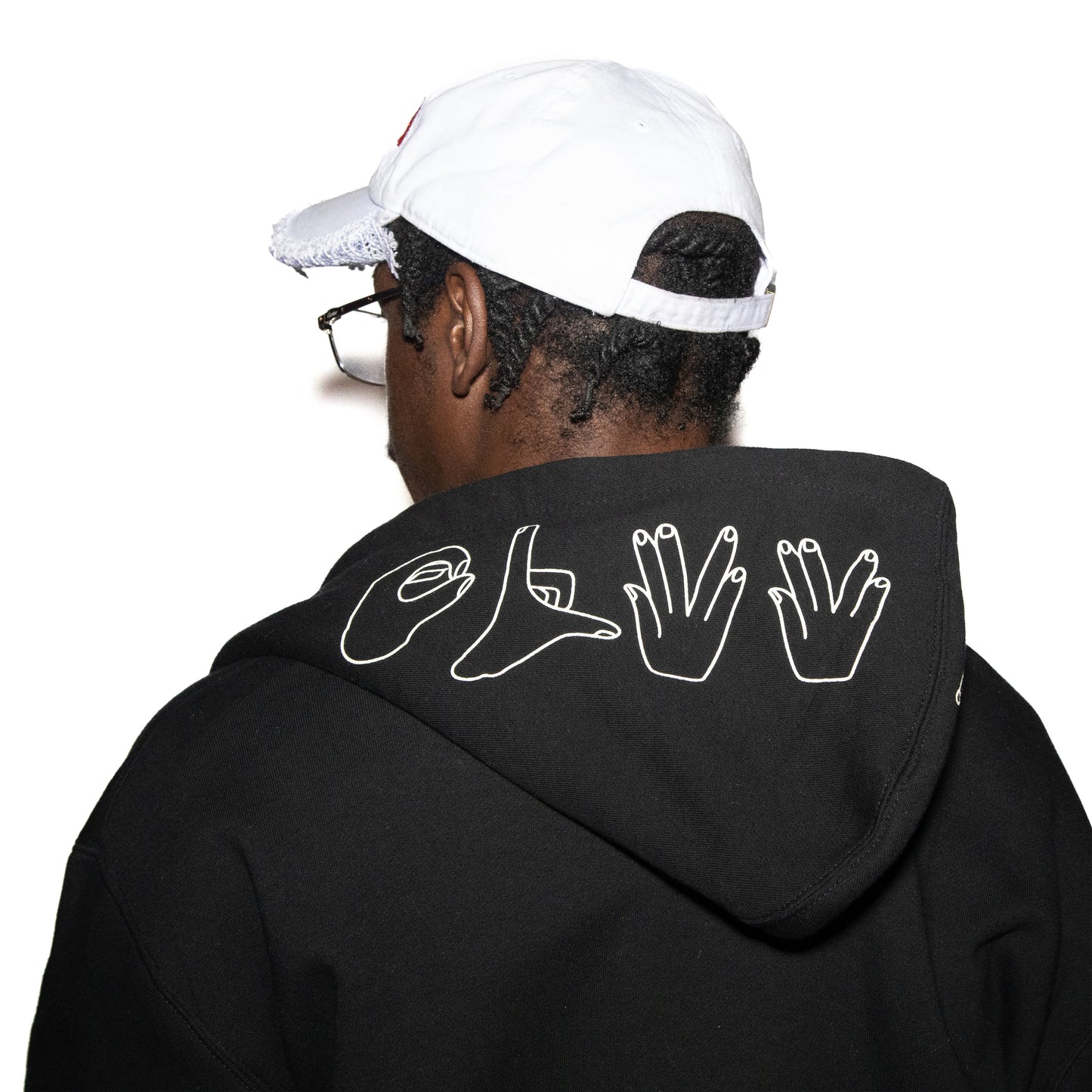 Olyympian x LAAMS Braille Sherpa Hoodie