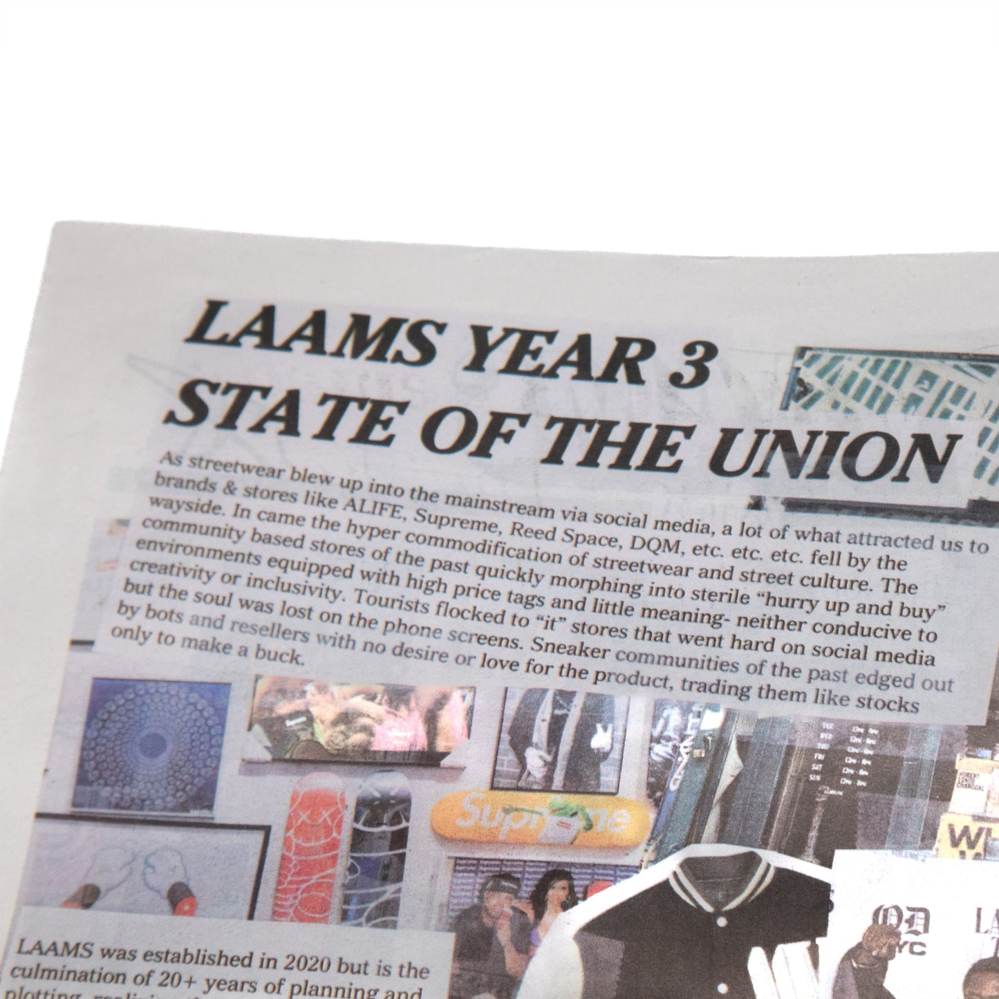 LAAMS '03 to '23 Newspaper