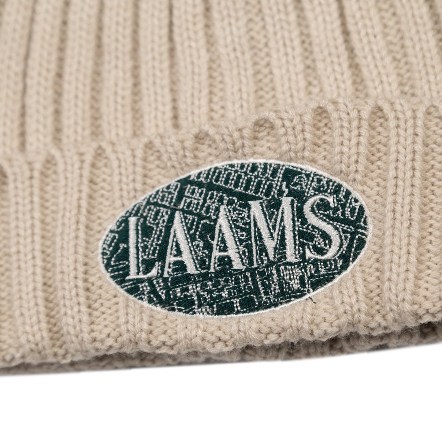 LAAMS Map Badge Beanie (Bone)
