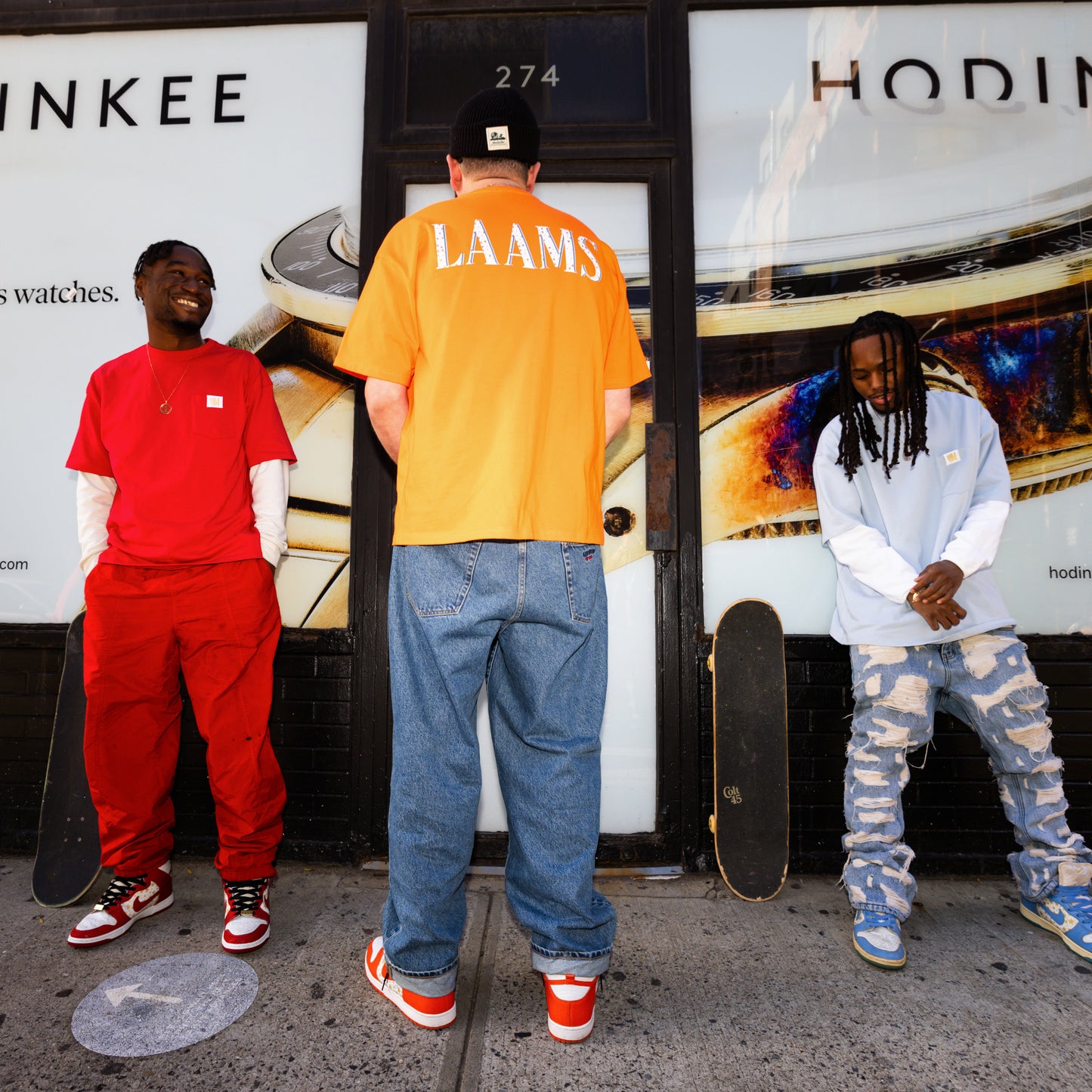 LAAMS Star Pocket Hi Tee (Orange)