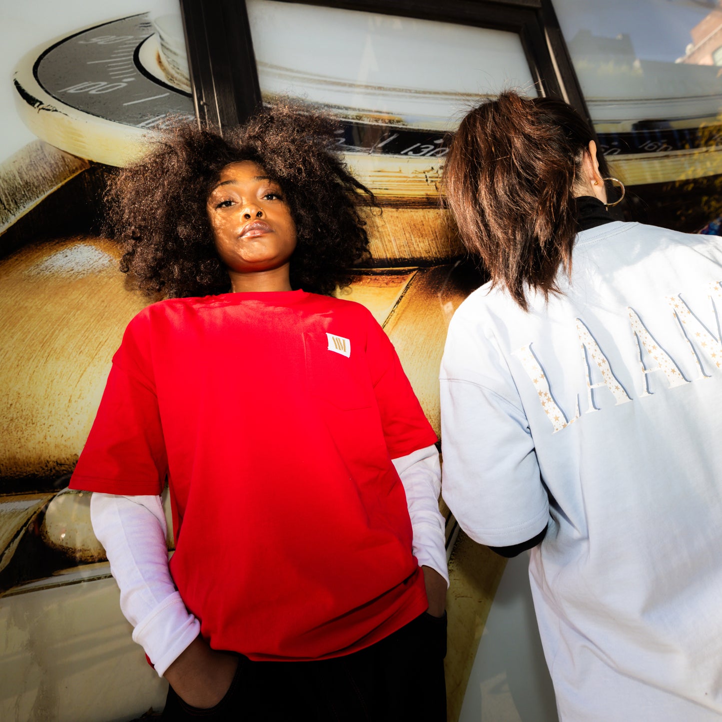 LAAMS Star Pocket Hi Tee (Red)