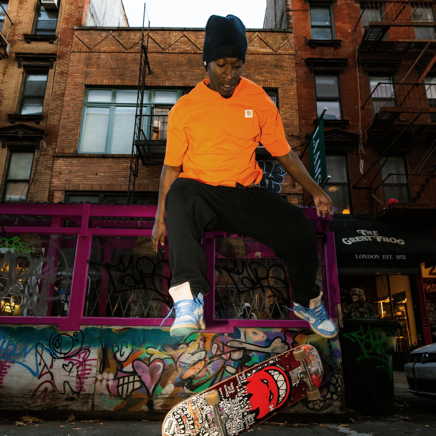 LAAMS Star Pocket Hi Tee (Orange)