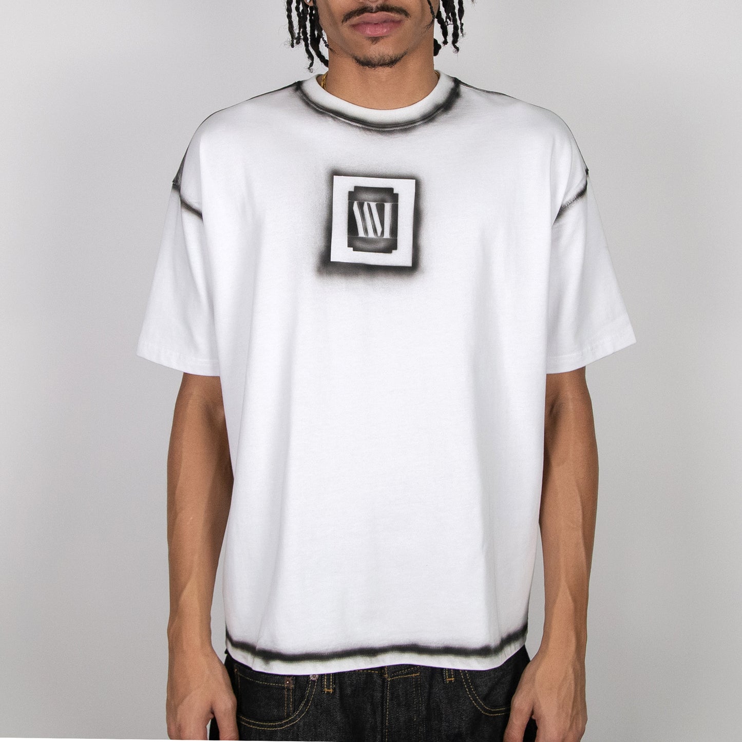 LAAMS Stencil & Brush Tee