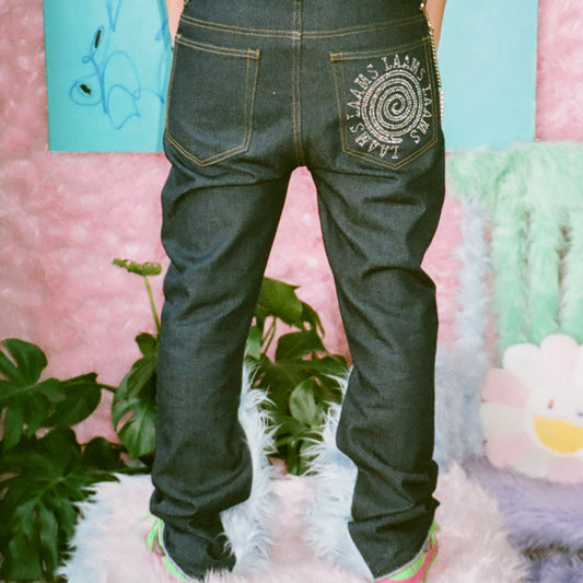 Uzumaki x LAAMS Denim (Blue Fur)