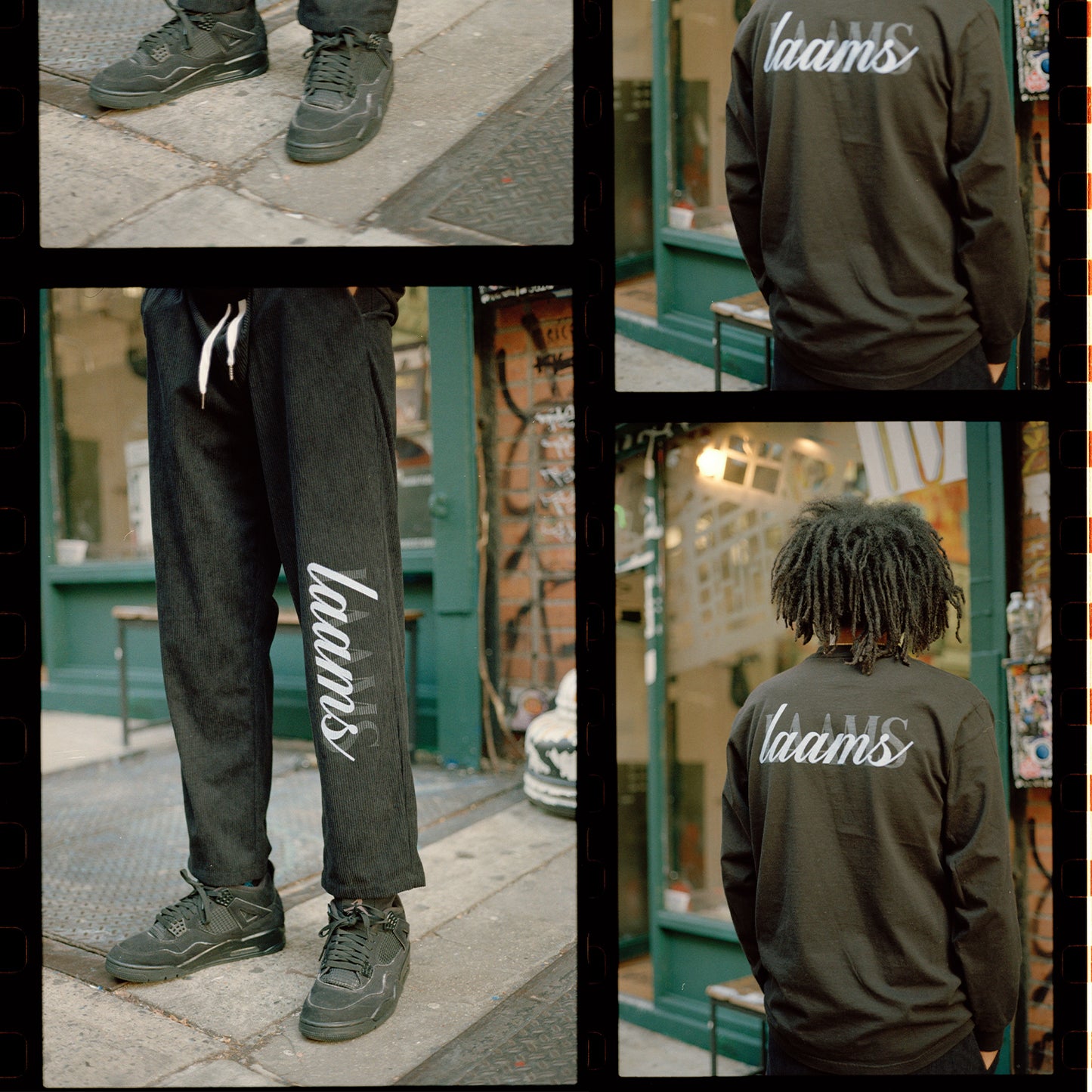 LAAMS Script Long Sleeve (Black)
