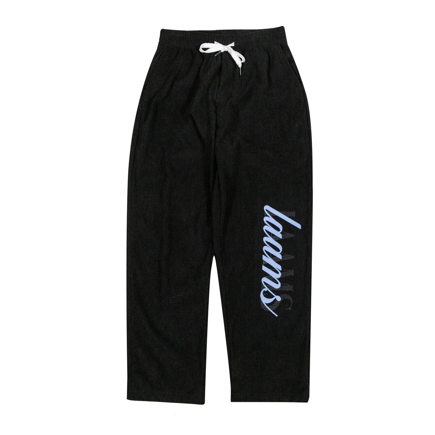 LAAMS Script Corduroy Pants (Black)