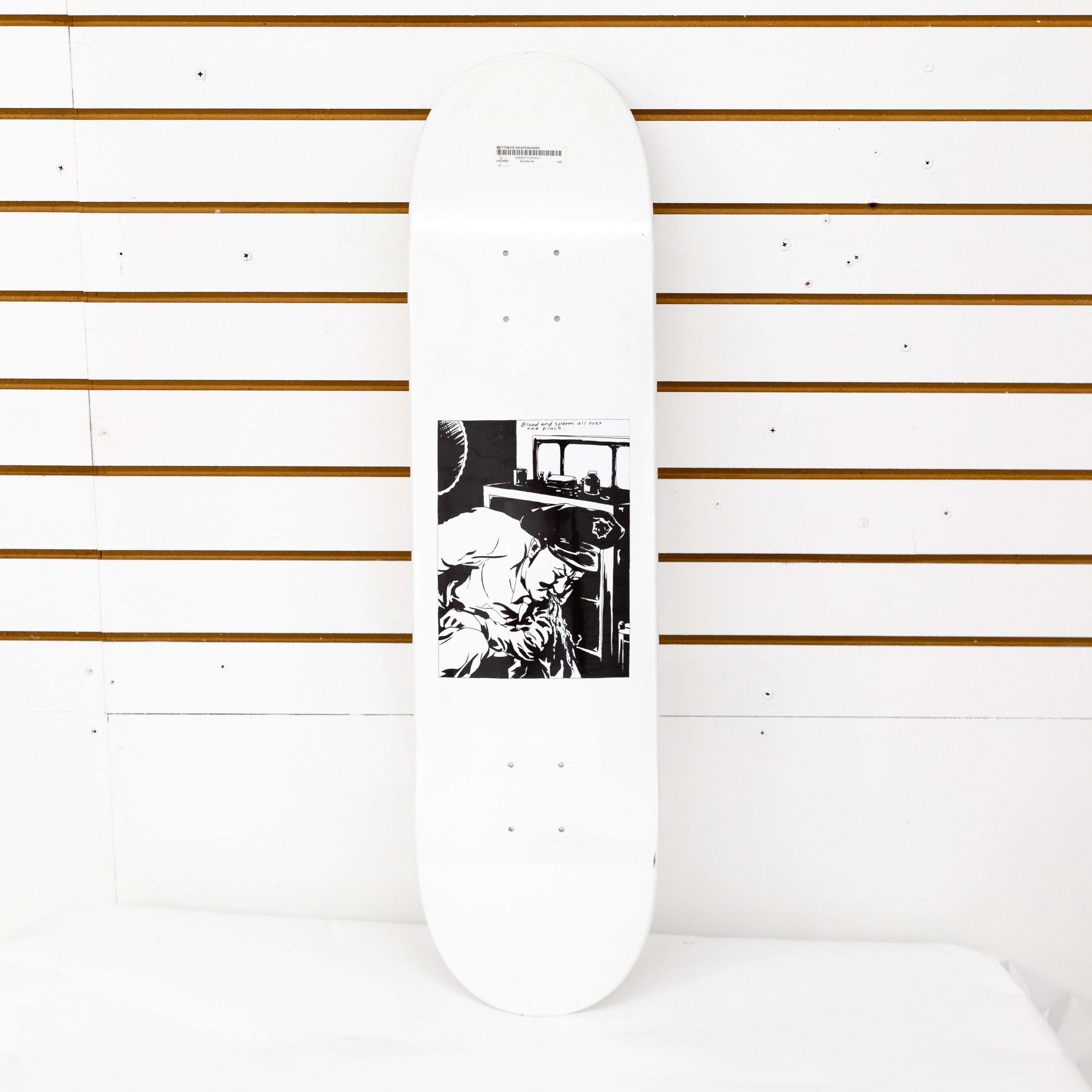 Raymond Pettibon x Supreme Blood and Sperm Deck