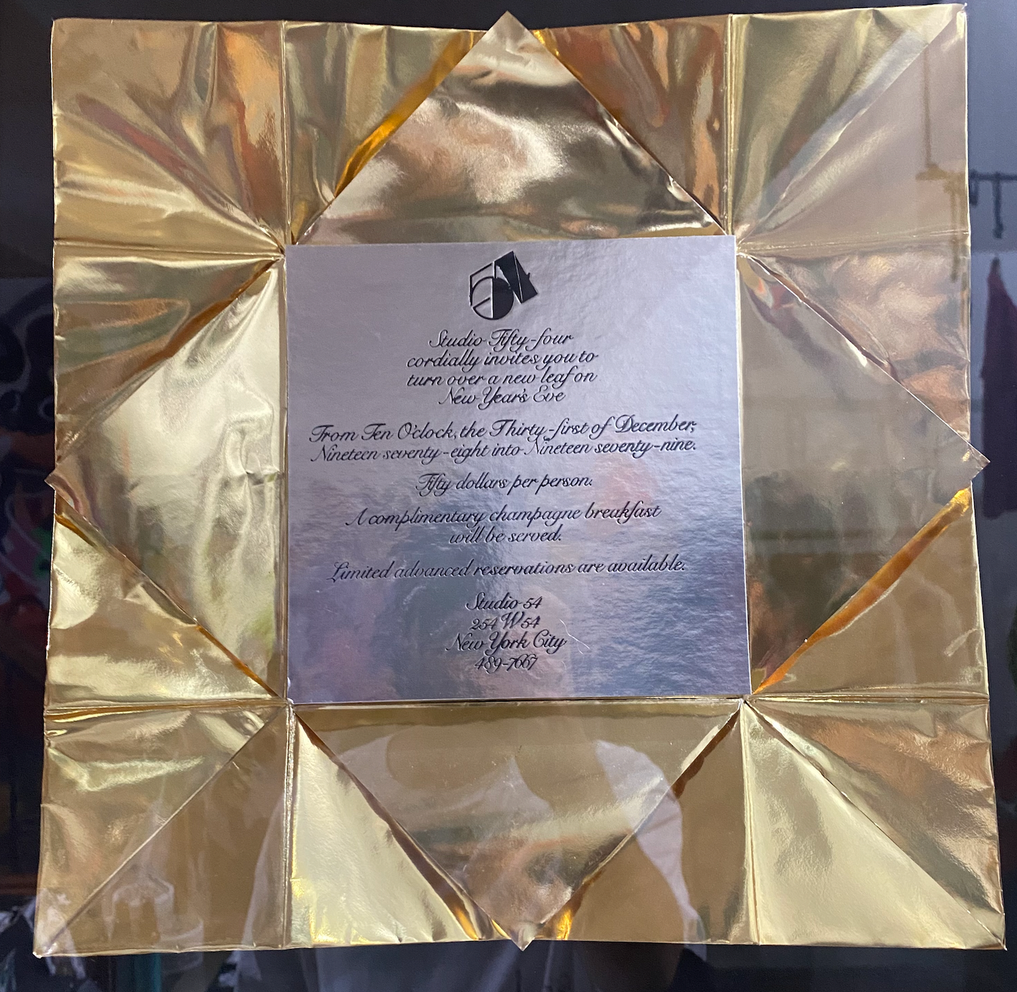 Studio 54 Invite