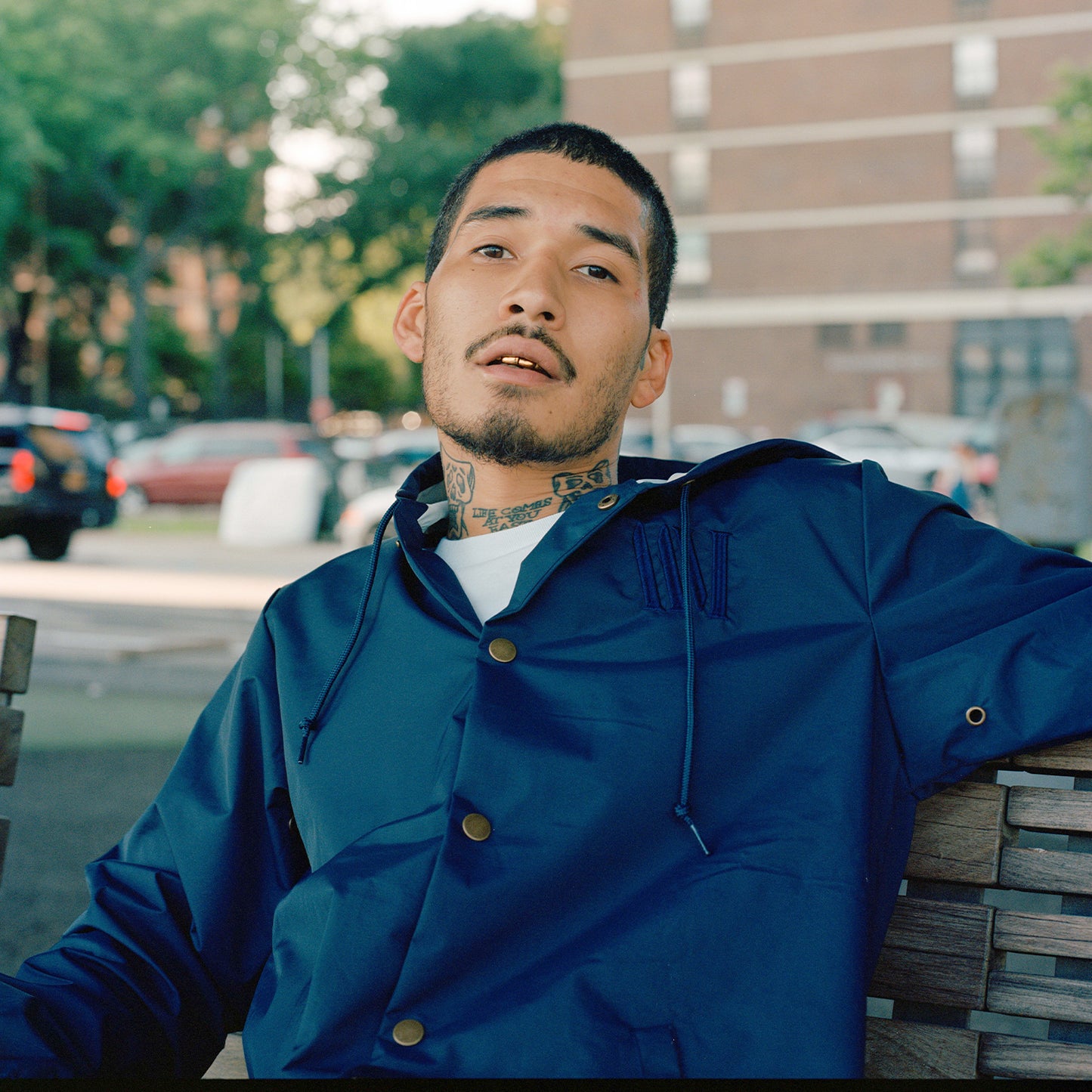 LAAMS Classic Navy Windbreaker Jacket