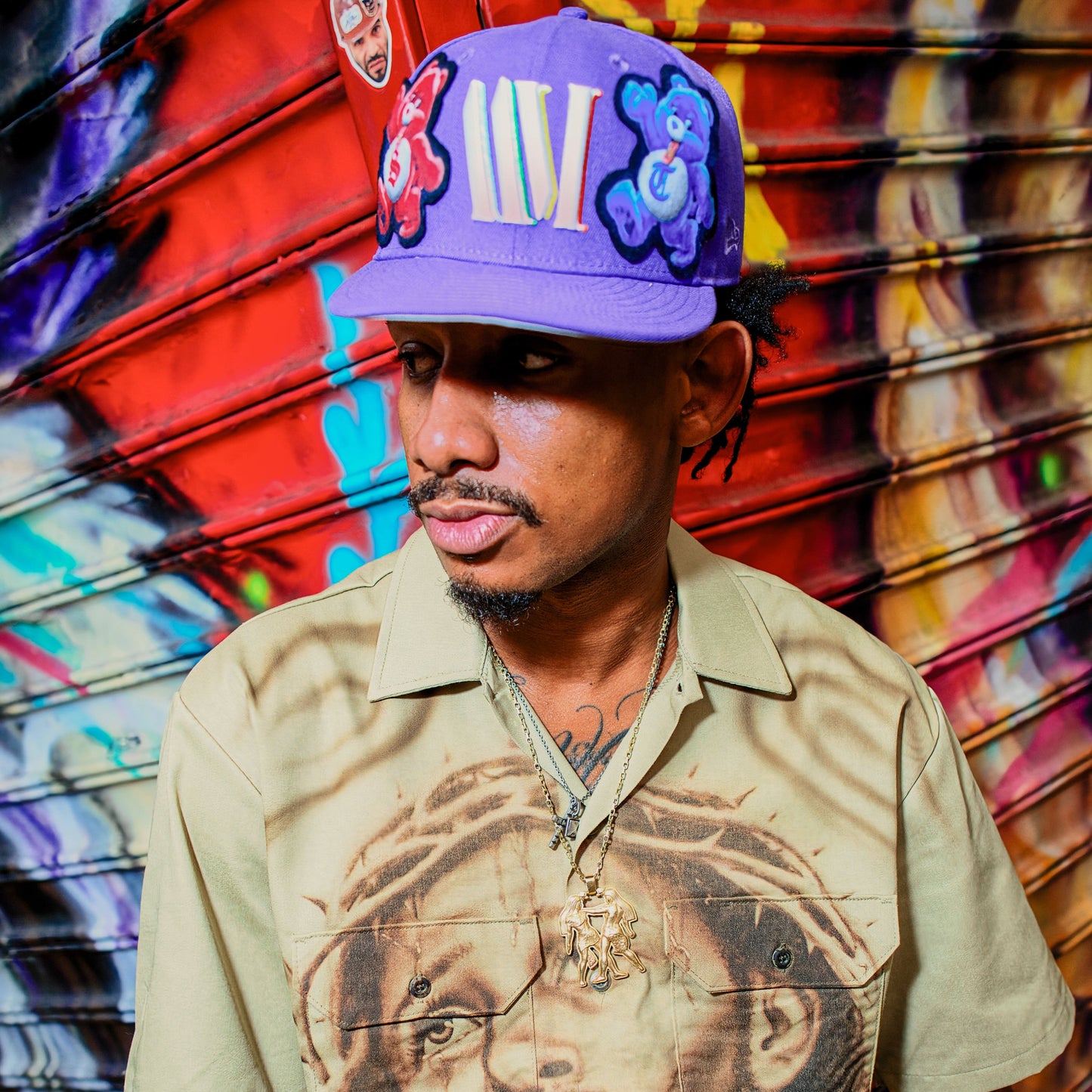 LAAMS x STFU New Era Care Bear Fitted