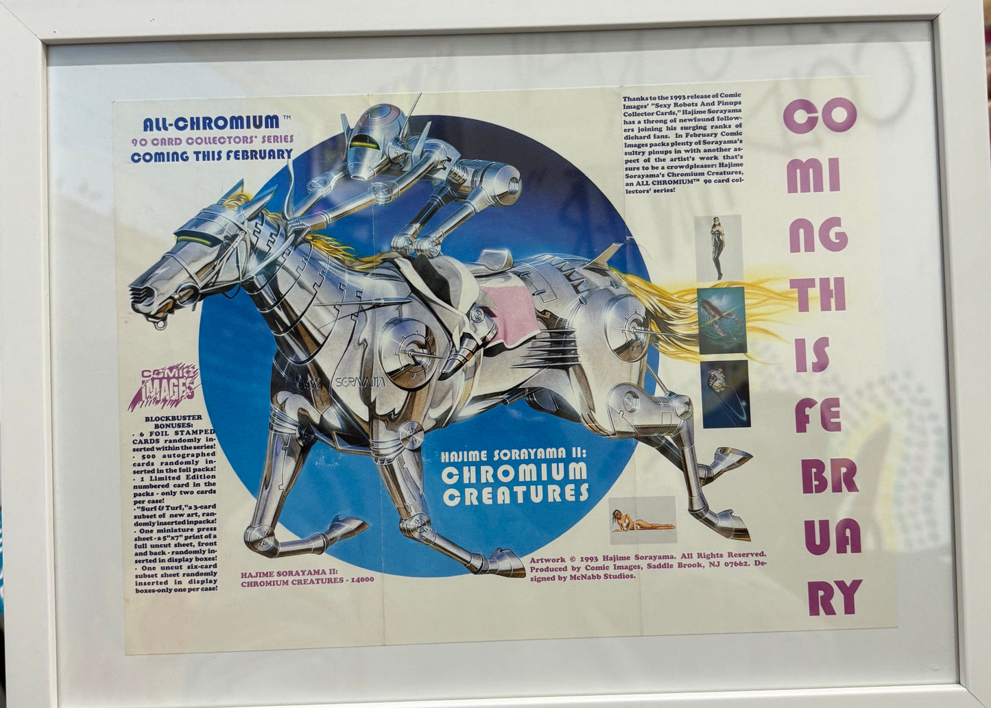 1993 Sorayama Chromium Promo Poster