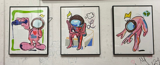AP Edition Signed Triptych by DntwatchTV