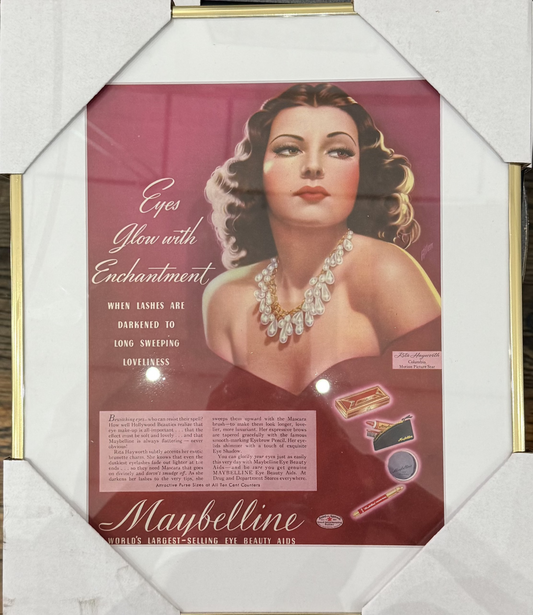 Original 1940s Maybelline Ad