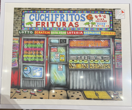 Snoeman 'Cuchifritos' Signed Print