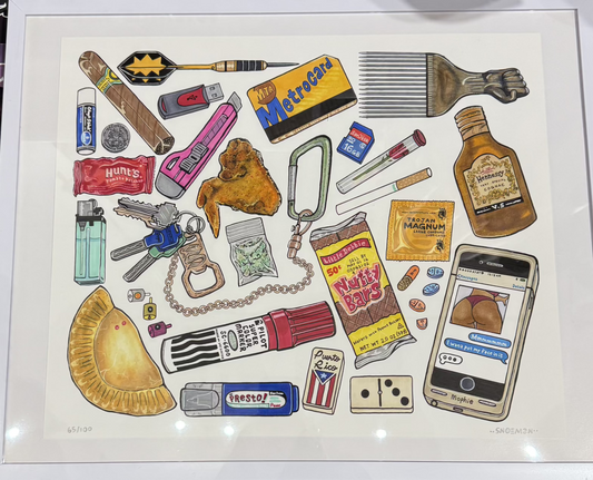 Snoeman 'Everyday Objects' Signed Print