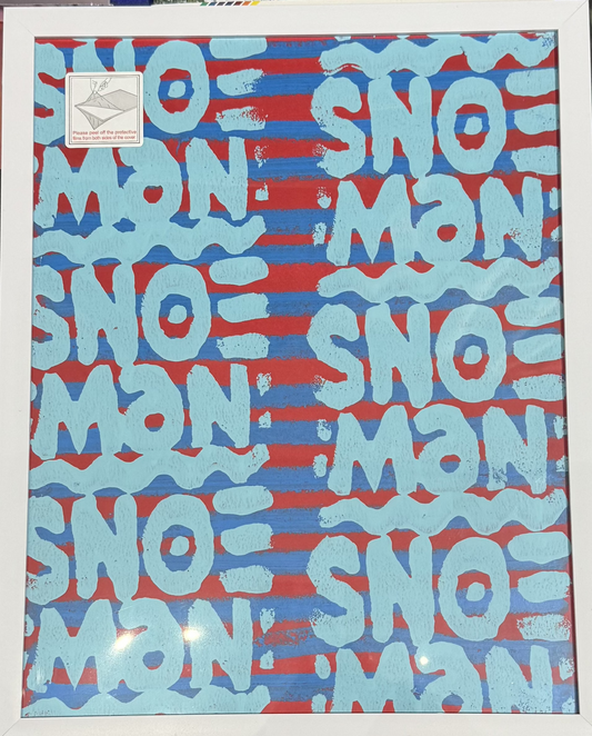 Snoeman 'Foam Roll #1' Original Painting