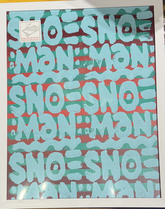 Snoeman 'Foam Roll #2' Original Painting