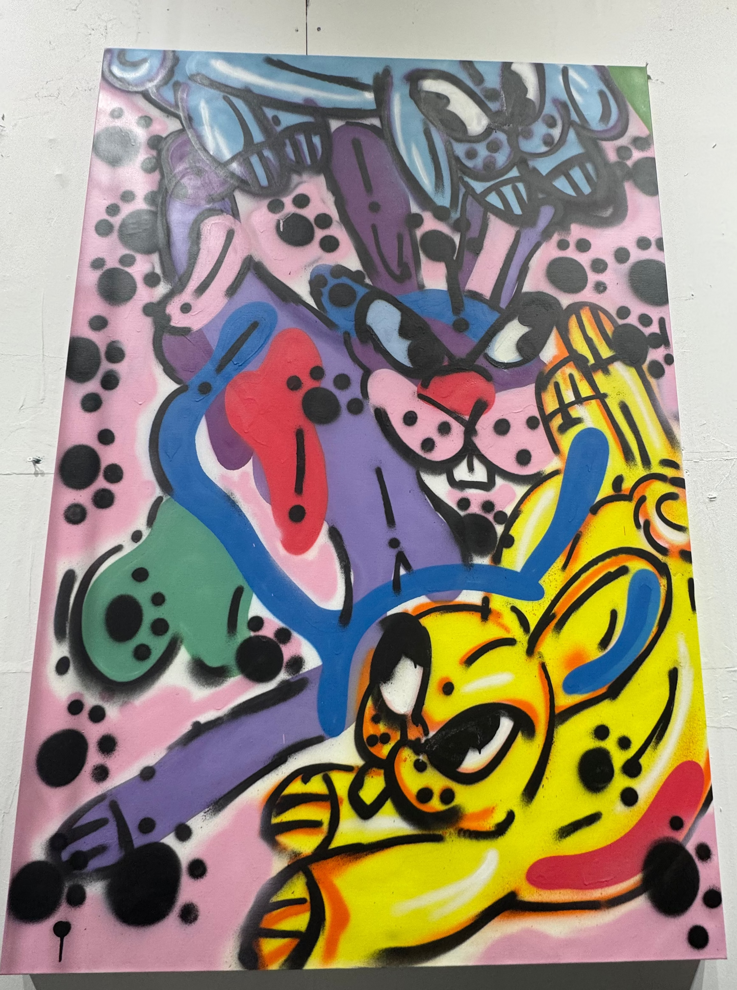 Dancing Rabbits  by Chuli