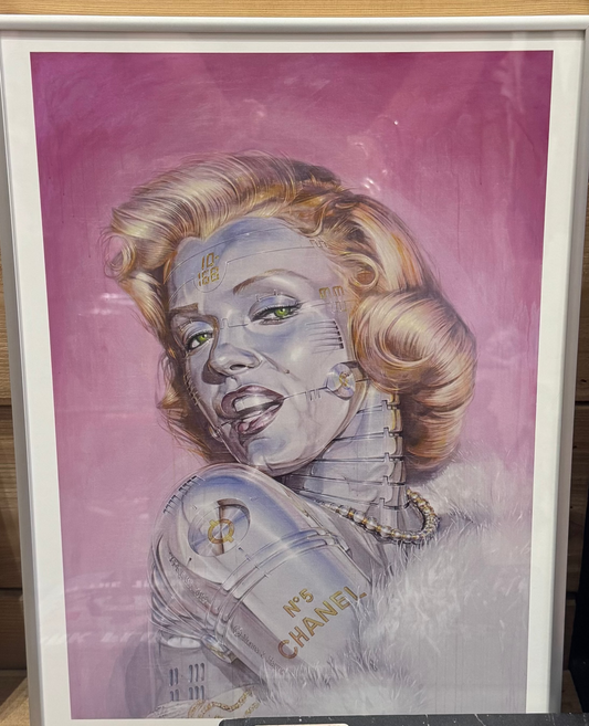 Sorayama Monroe 2 Retrospective Print