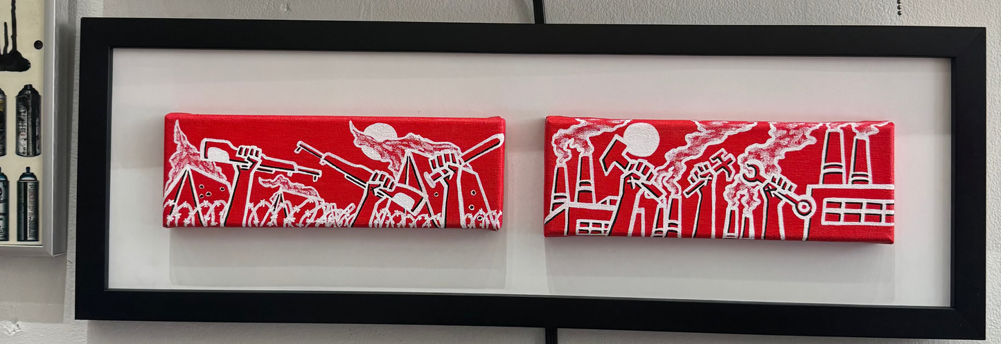 Revolutions Diptych by FLIEG