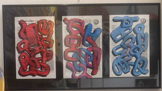 Wave Triptych by Ryan Flieg