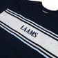 LAAMS Woodgrain Panel T-Shirt (Navy/Grey)