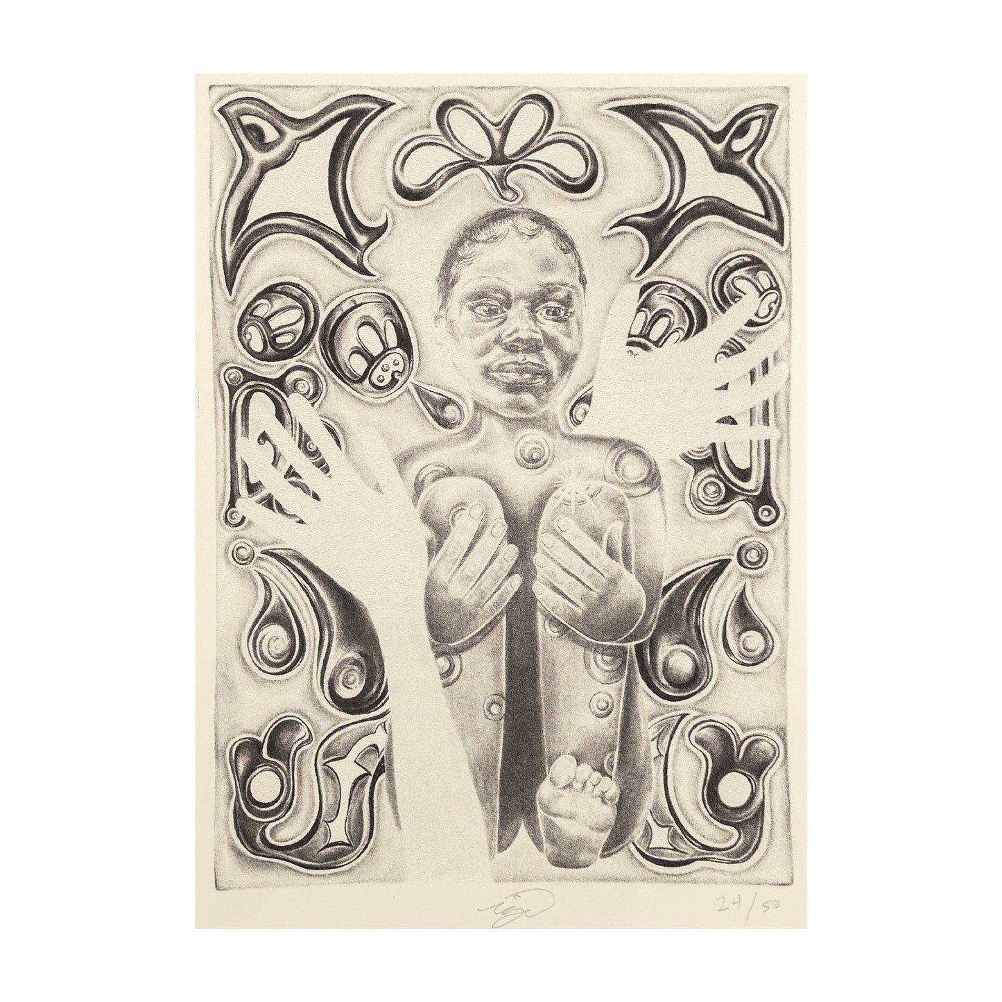 Iza Por Las Buenas Risograph Print Iza Signed Ed. of 50