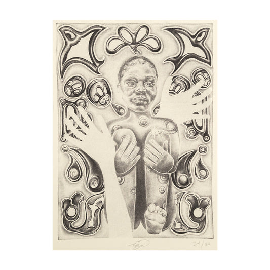 Iza Por Las Buenas Risograph Print Iza Signed Ed. of 50