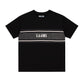 LAAMS Woodgrain Panel T-Shirt (Black/Grey)