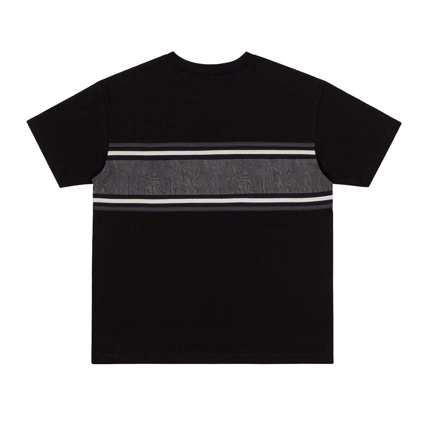 LAAMS Woodgrain Panel T-Shirt (Black/Grey)