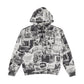 LAAMS Posted Bills All Over Hoodie (Black/White)