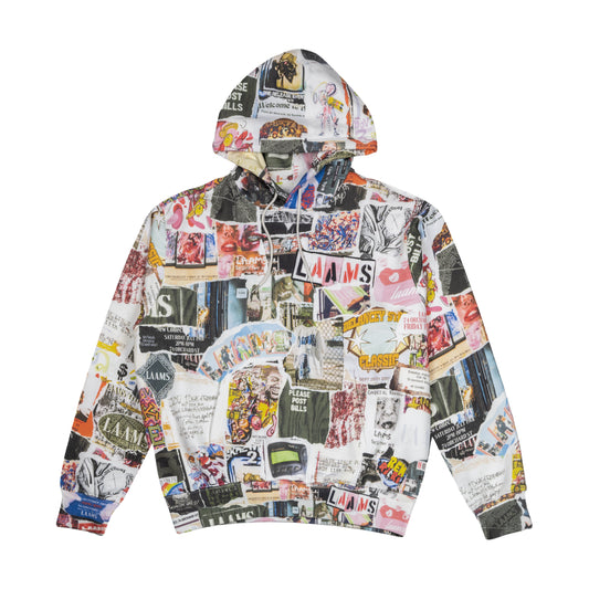 LAAMS Posted Bills All Over Hoodie (Multi)