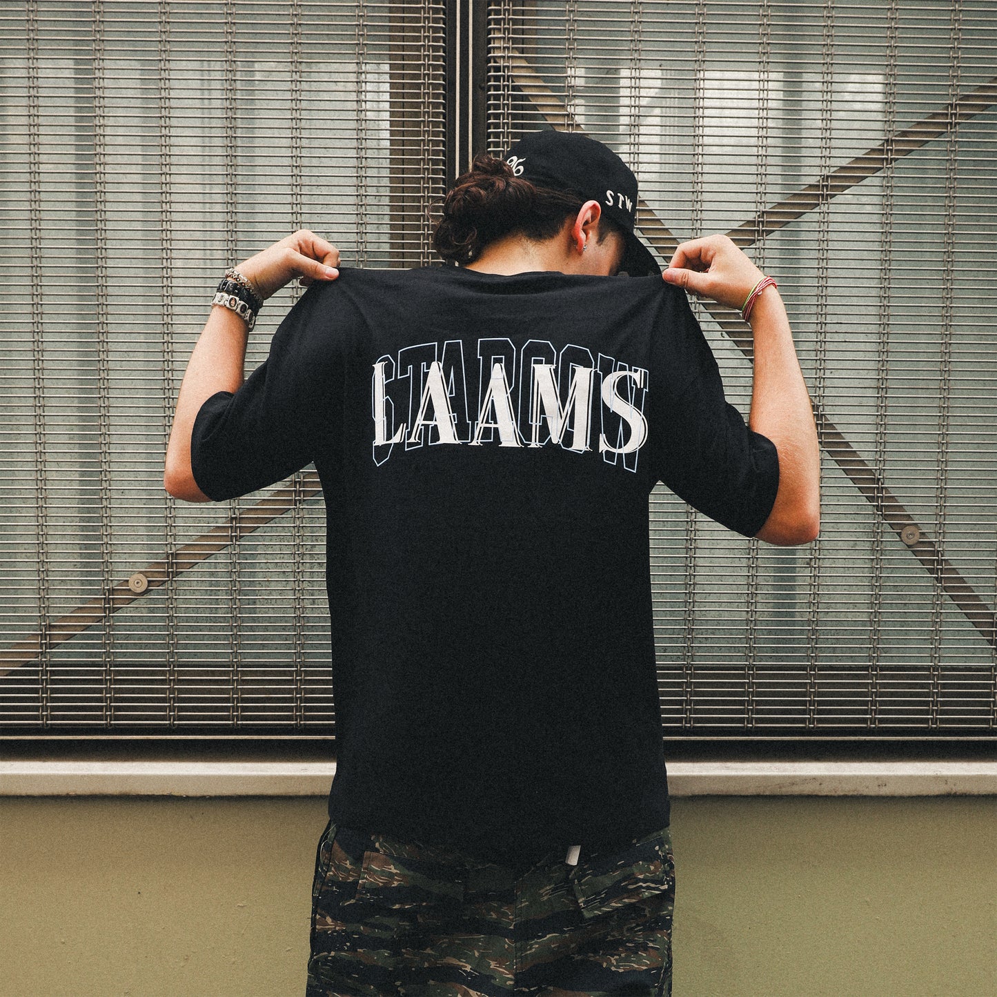 LAAMS x STARCOW PARIS PIPELINE TEE (BLACK)