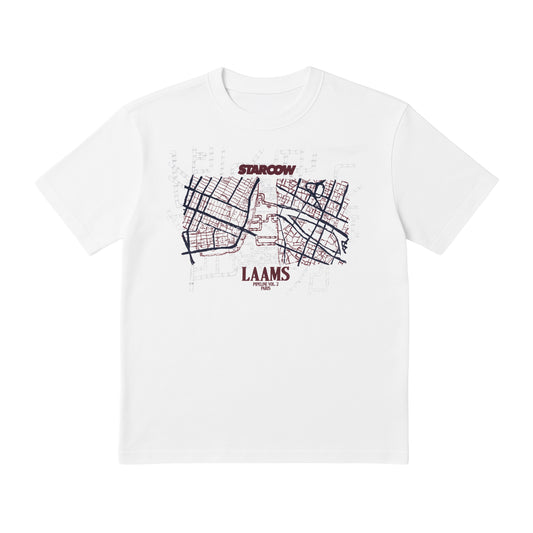 LAAMS x STARCOW PARIS PIPELINE TEE (WHITE)