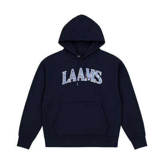 LAAMS Woodgrain Collegiate Hoodie (Navy)