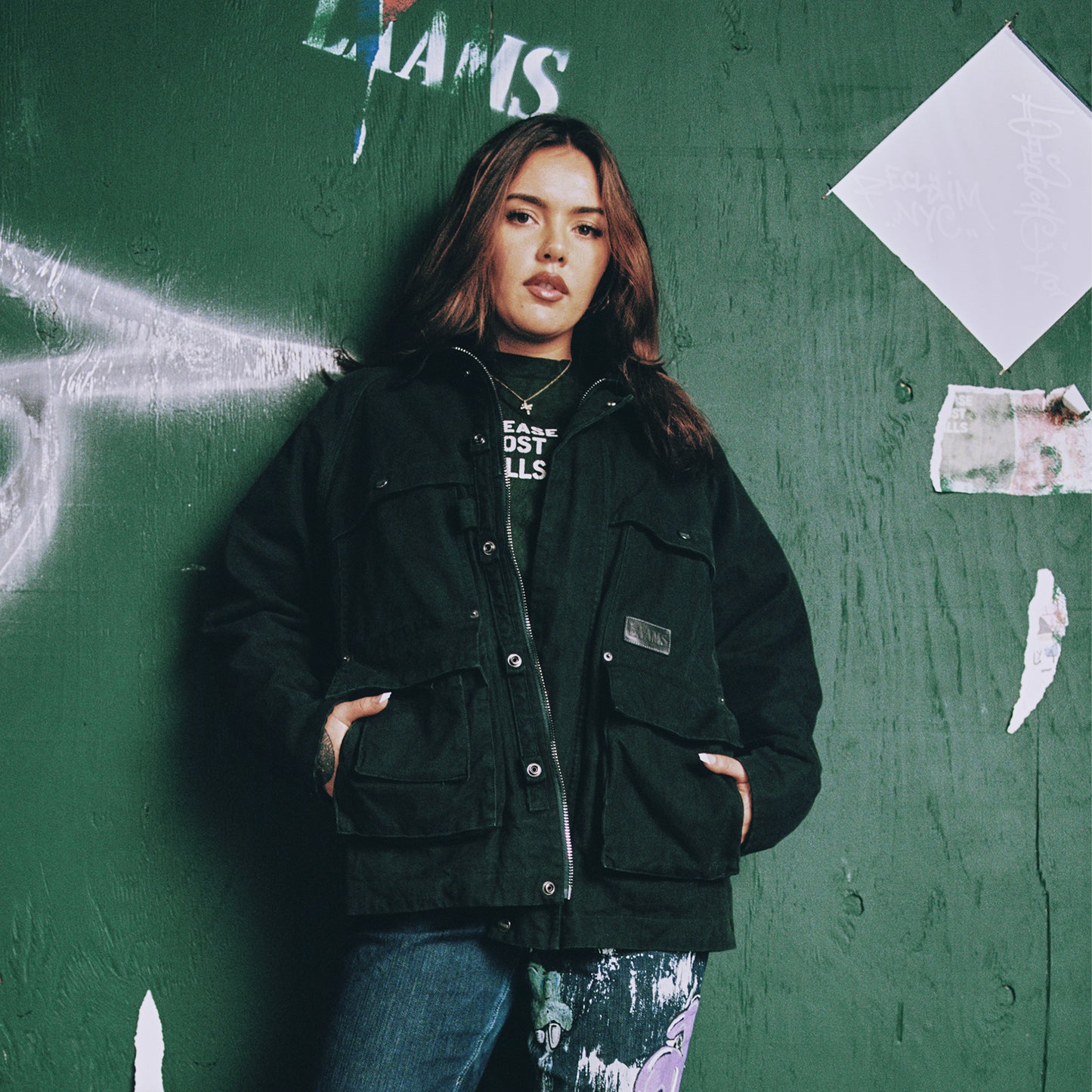 LAAMS Woodgrain Work Jacket