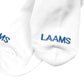 LAAMS Script Socks (White/Blue)